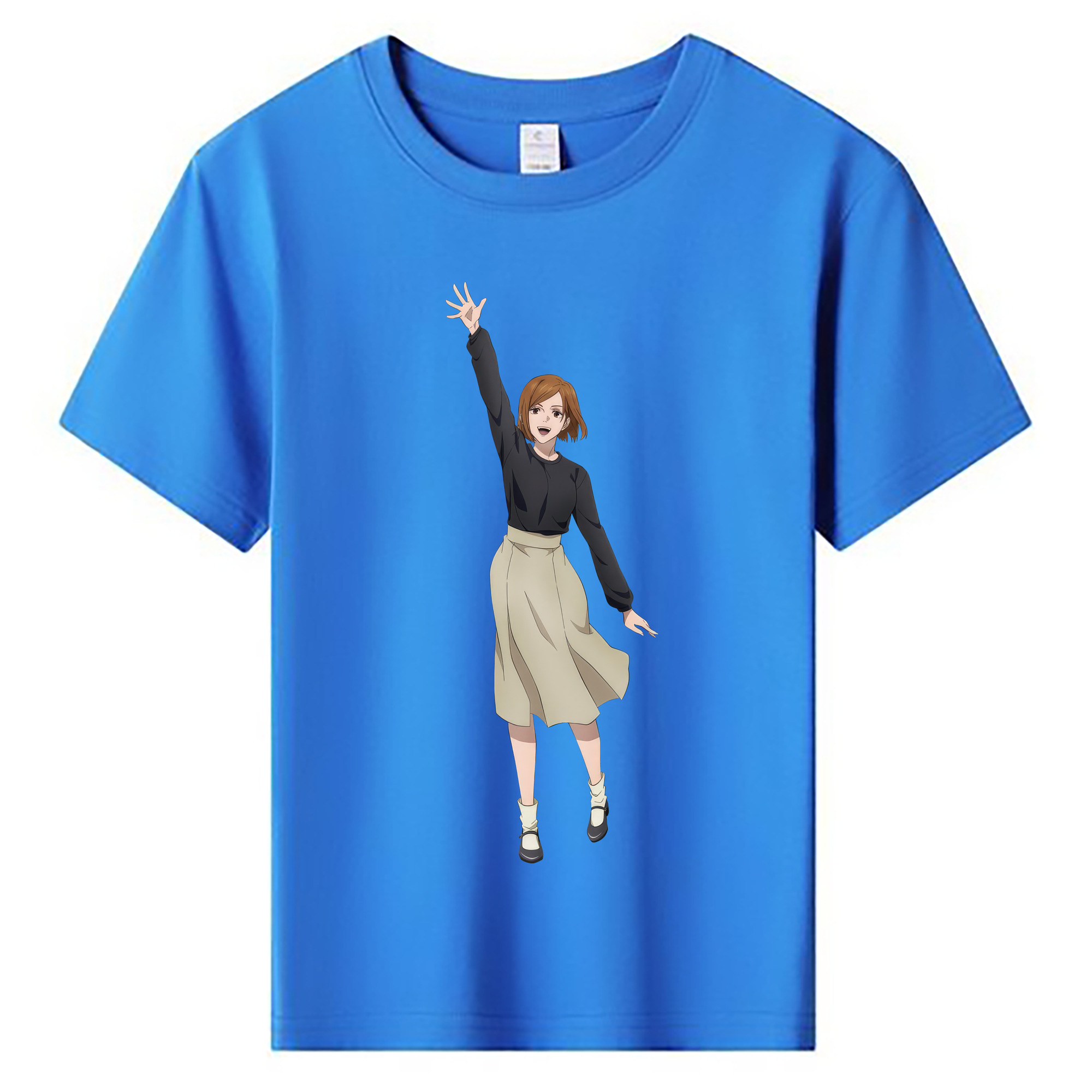 （画像用） 呪術廻戦 Jujutsu Kaisen 綿100％キッズTシャツ（フロントプリント）